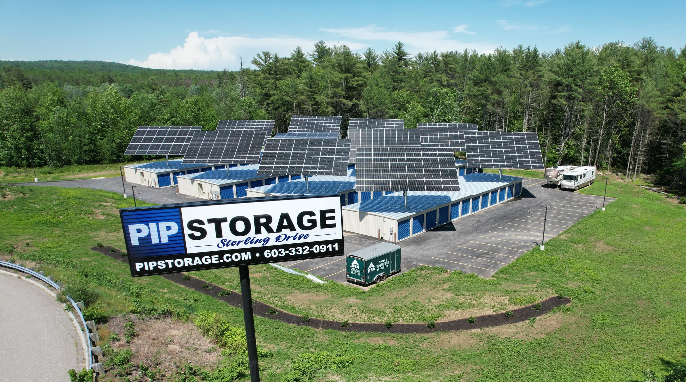 PIP Storage - 11 trackers integrated into building